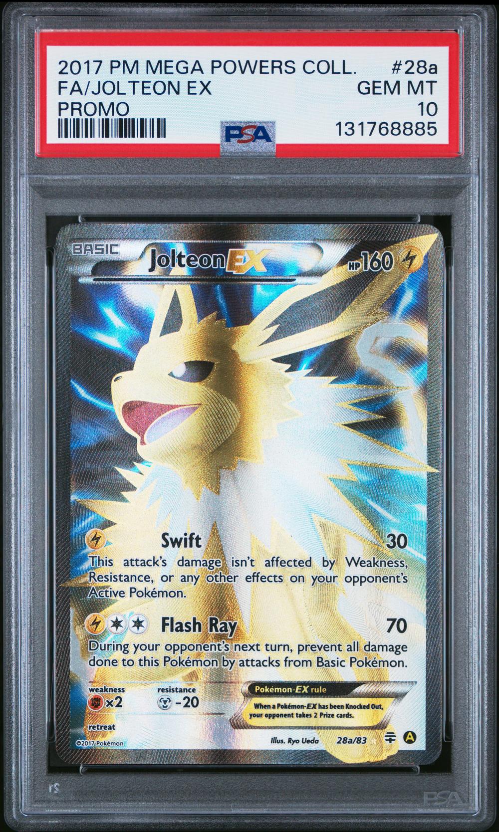 2017 Jolteon EX Full Art - Pokémon Pokémon Mega Powers Collection